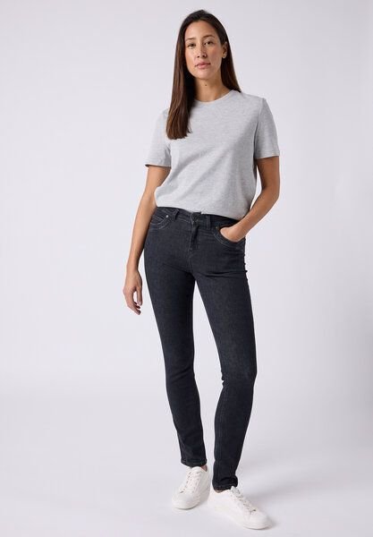 FUTURE:PEOPLE. 09:02 SLIM FIT FUTURE - MID WAIST- Damen Jeans aus weichem Stretch-Denim aus Bio-Baumwoll-Mix (30902 0 10...