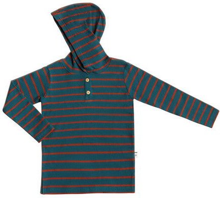 Baby Kinder Kapuzenshirt Bio-Baumwolle Waffel Strick Langarmshirt 2058"Leela Cotton"