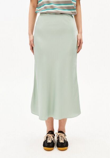 ARMEDANGELS LENOVAA SATIN Damen Webrock aus Naia Renew Mix