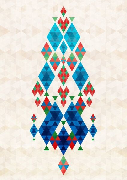 Photocircle Poster / Leinwandbild - Bohemian Kilim Dreamcatcher