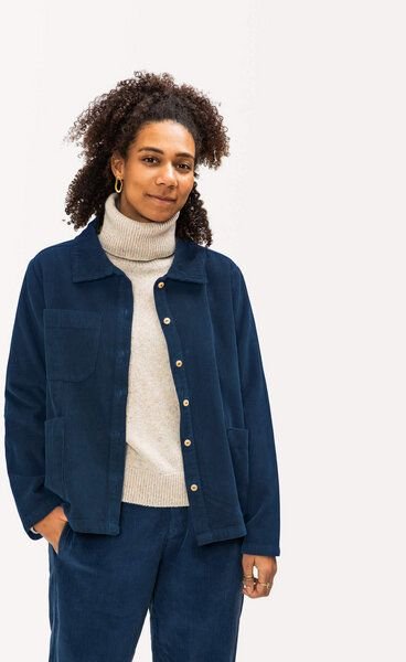 Matona Zeitlose Cordjacke im Hemdstil für Frauen / Corduroy Classic Jacket