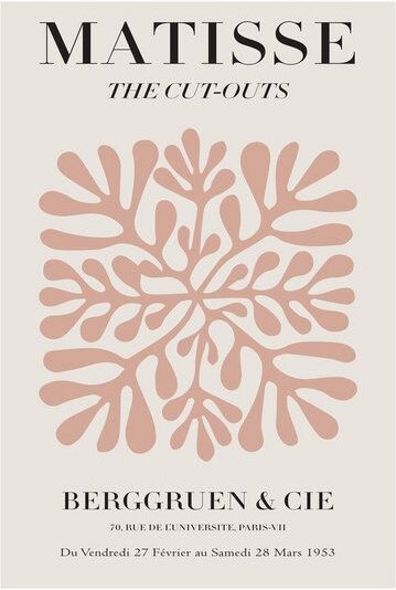 Photocircle Poster / Leinwandbild - Matisse – The Cut-Outs