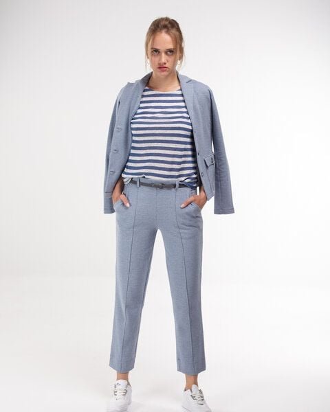 Thumbnail - Alma & Lovis Karo-Hose in leichter Jersey-Jacquard-Qualität | Karo Pants