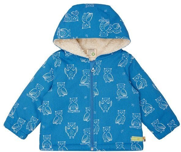 loud + proud Babys & Kinder Wasserabweisende Jacke mit Teddyfutter, GOTS-zertifiziert