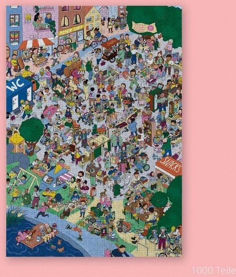 Willa Wunst Flohmarkt Puzzle