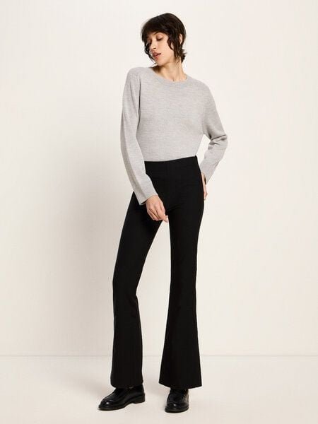 LANIUS Hose mit ausgestelltem Bein (GOTS)