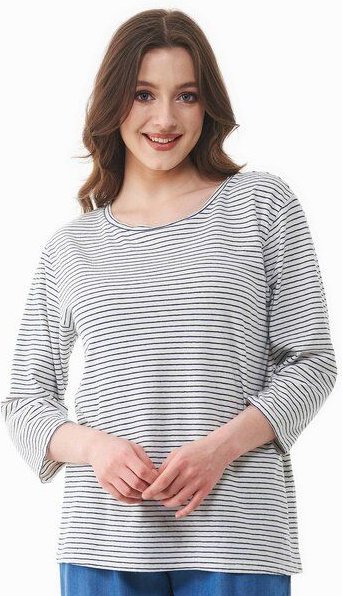 Thumbnail - ORGANICATION 3/4 Arm Shirt aus Bio-Baumwolle und Leinen