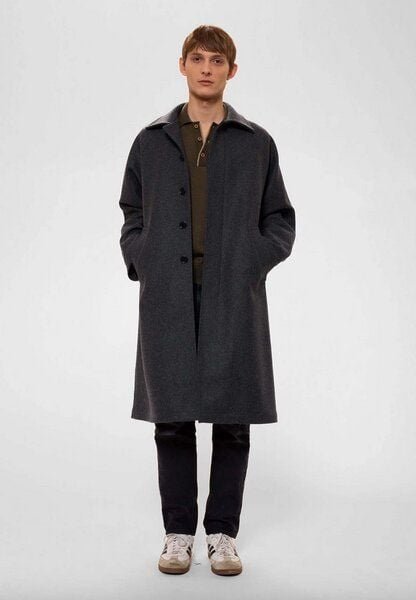 Nudie Jeans Mantel Corey Car Coat aus Wollmix