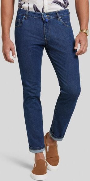 MEYER LIGHT DENIM SUPER-STRETCH FIVE POCKET