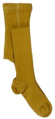 Baby Strumpfhose curry-gelb – Walkiddy, GOTS-zertifizierte Bio-Baumwolle, weiche Strumpfhose aus 90% Bio-Baumwolle 2% El...