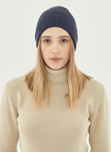 ORGANICATION Waffelstrick Beanie aus Bio-Baumwolle