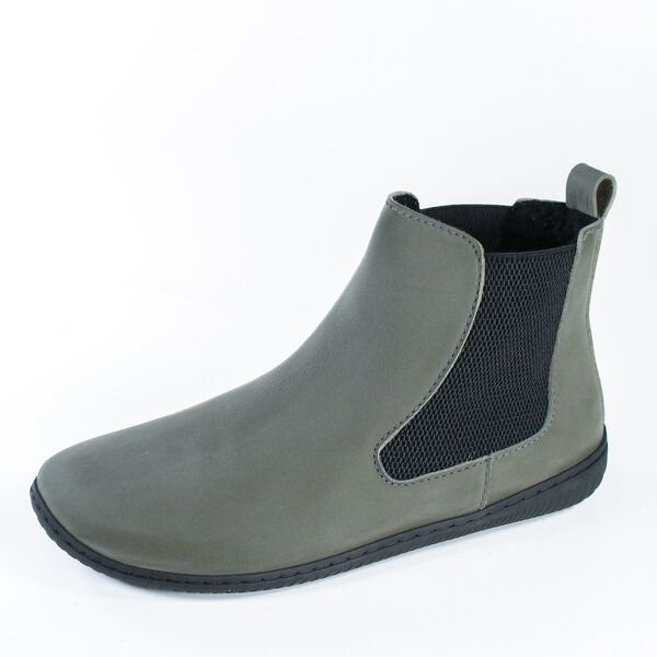 Fairticken Gefütterte vegane Barefoot Chelsea Boots ABELA