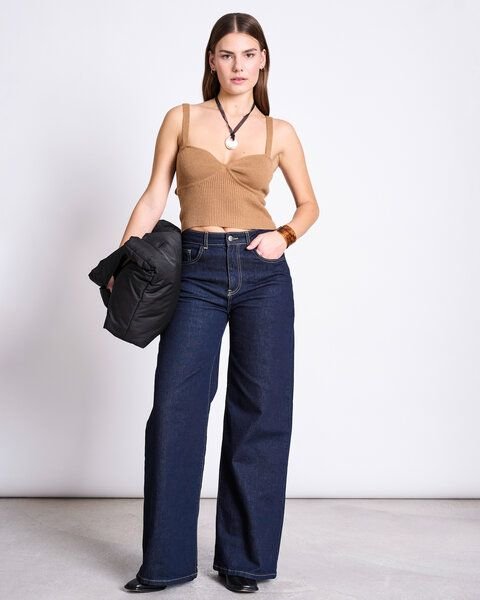 JAN N JUNE Top SANAH aus der Handle with care Kollektion mit rauwn