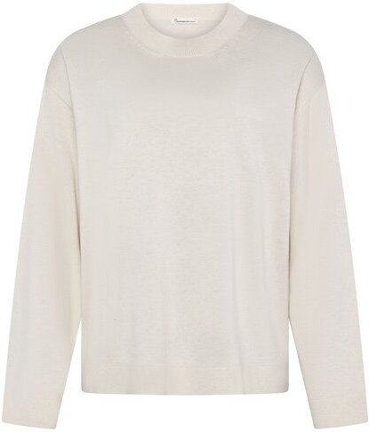 KnowledgeCotton Apparel Lockerer Pullover aus leichtem Bio-Baumwollmix