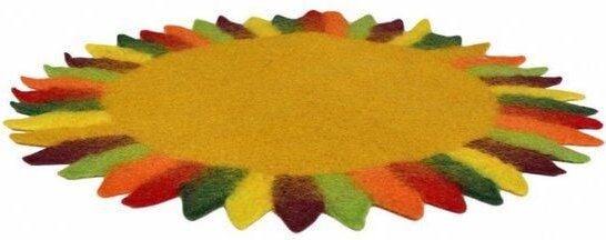 Frida Feeling Untersetzer / Tischsets "Sonne" aus Filz