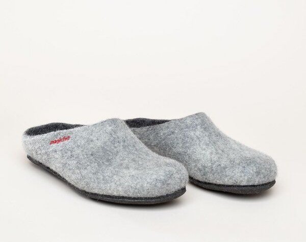 Magicfelt Filz-Hausschuh 709 aus 100% Merino-Wolle | Pantoffel für Damen & Herren mit anatomisch geformter Filz-Latex-So...