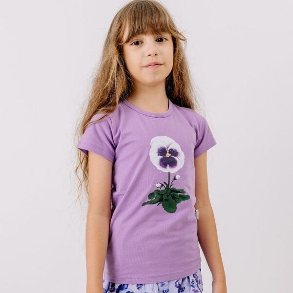 Walkiddy Purple Violas-T-Shirt