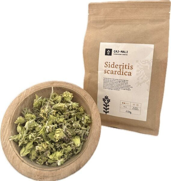Griechischer Bergtee aus Albanien - Caj Mali - Sideritis Scardica - geschnitten