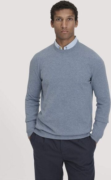 hessnatur Strick Pullover Regular aus Bio-Merinowolle mit Kaschmir