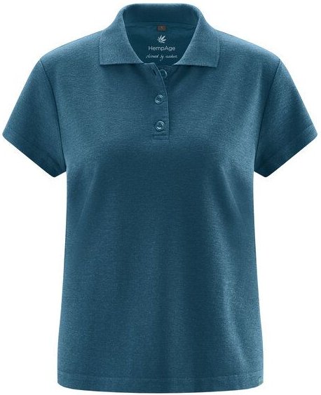 HempAge Klassisches Damen-Poloshirt Hanf/Biobaumwolle
