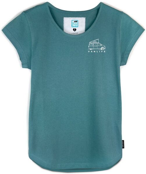 GARY MASH Shirt Asheville Vanlife Miniprint aus Bio-Baumwolle