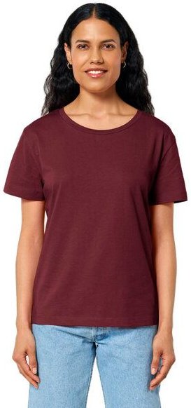 YTWOO Damen-Scoop-Neck-T-Shirt aus Bio-Baumwolle