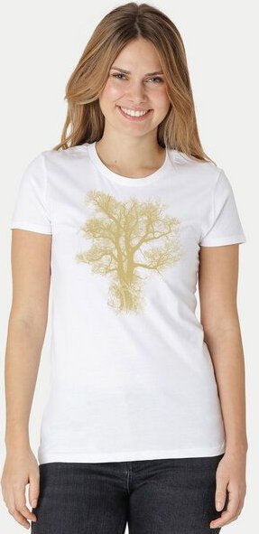 Peaces.bio - handbedruckte Biomode Damen Biobaumwoll T-Shirt Chestnut