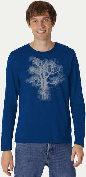 Peaces.bio - handbedruckte Biomode Bio-Herren-Langarmshirt "Chestnut"