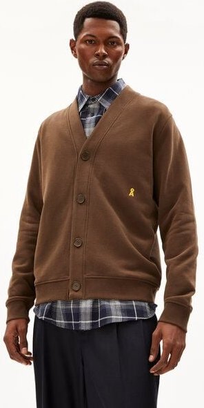 ARMEDANGELS HAAGE COMFORT - Herren Sweatjacke Regular Fit aus Bio-Baumwoll Mix