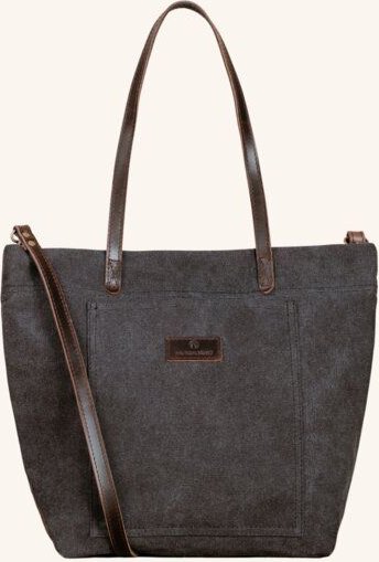 NORDLICHT Tasche FINJA aus Bio-Baumwolle und Naturleder