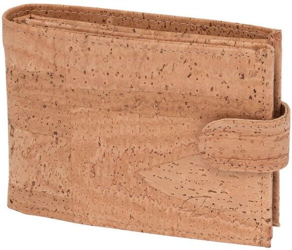 Simaru Kork Portemonnaie Herren Querformat, 10 Karten + Sichtfenster