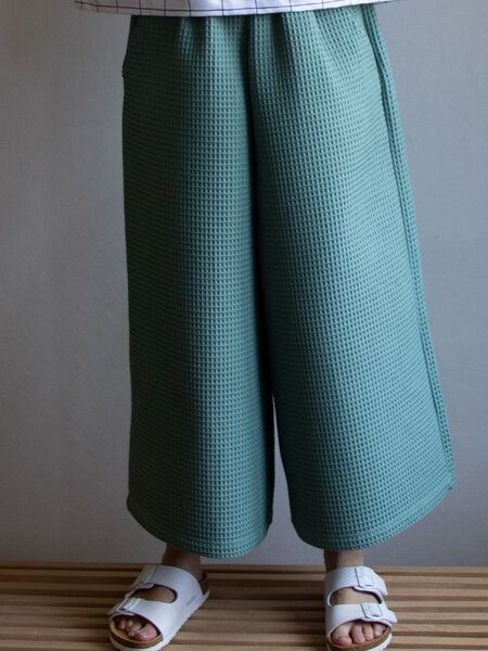 Ecostories weite Hose Waffel