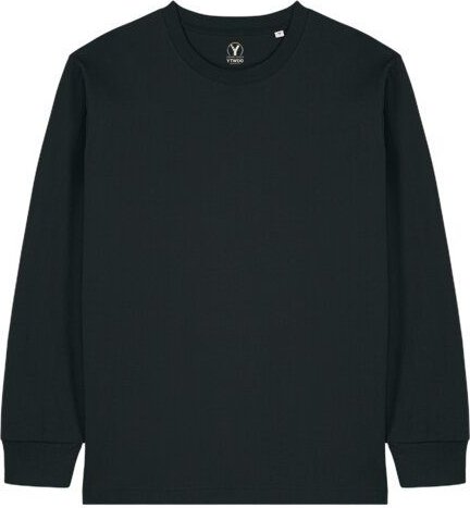 YTWOO Schweres Unisex Basic Langarmshirt aus 100% Biobaumwolle