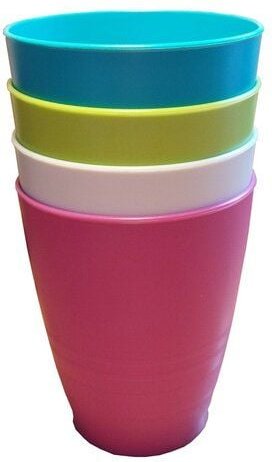 Biodora Vier Trinkbecher aus Biokunststoff