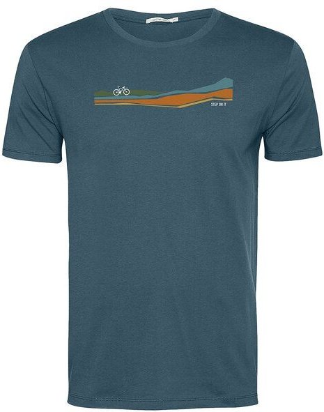 GREENBOMB Print T-Shirt Bike Step On Guide