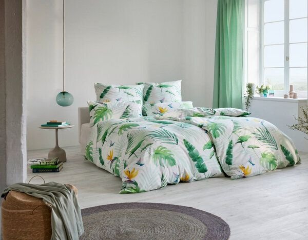 Cotonea Bio Satin-Bettwäsche Tropal