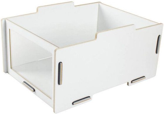 WERKHAUS Aufbewahrungsbox mit PET-Fenster | stapelbar