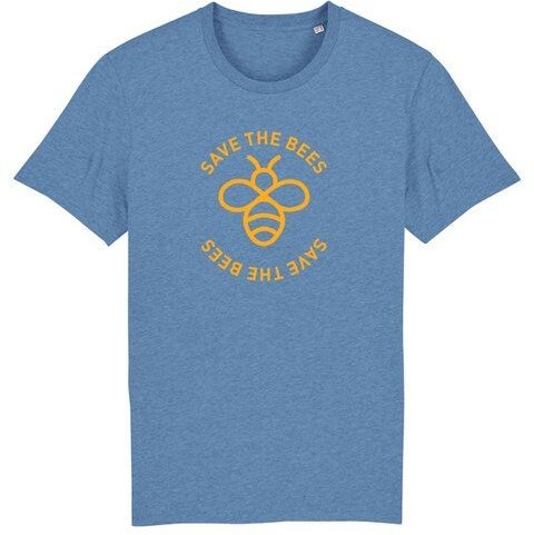 University of Soul Unisex T-Shirt aus Bio-Baumwolle "Save the Bees"