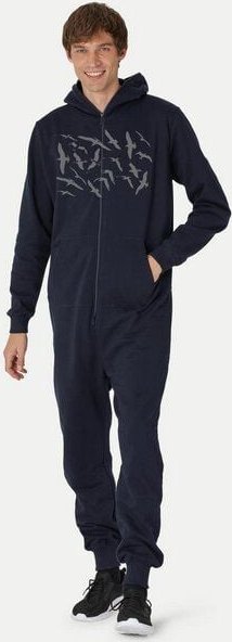 Peaces.bio - handbedruckte Biomode Jumpsuit Möwen Herren