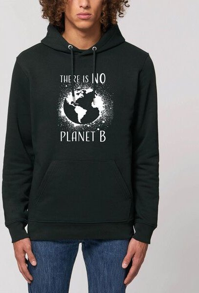 Human Family Bio Unisex Hoodie - "Charmer - NO Planet B" in verschiedenen Farben