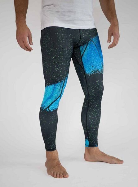Arctic Flamingo Bunte Herren Sport Leggings aus ECONYL® regeneriertem Nylon