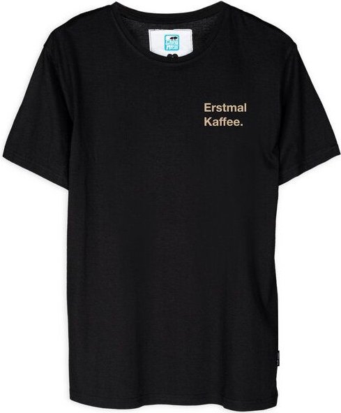 Thumbnail - GARY MASH Shirt Erstmal Kaffee. aus Biobaumwolle