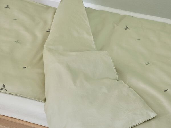 Yumeko Kinderbettwäsche Baumwollsatin Botanical