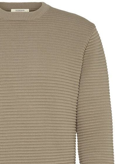 Wunderwerk Herren Strick Pullover aus Bio Baumwolle "Crewknit crossrib male"