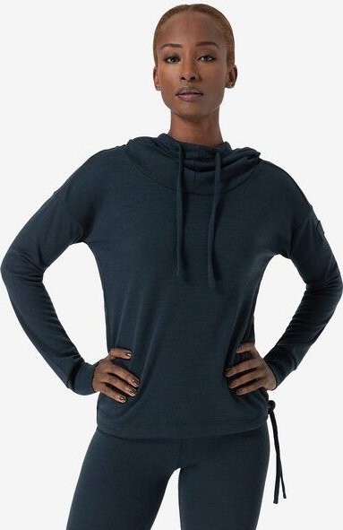 super.natural Kapuzenpullover FUNNEL BIO für Damen, nachhaltig, Merino