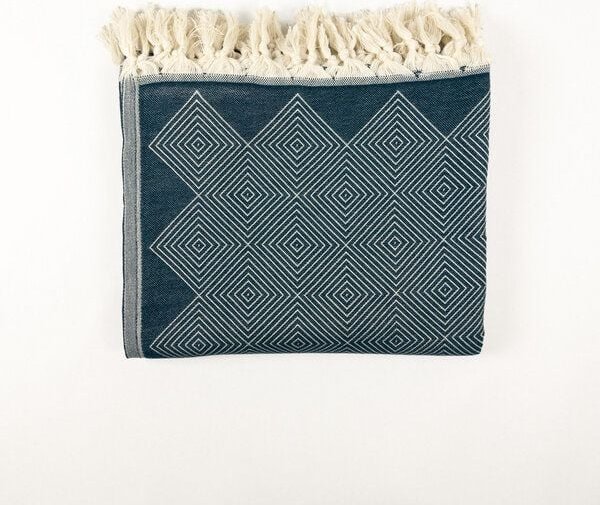 Yolunda Tagesdecke Kestane aus Bio-Baumwolle in 7 Farben