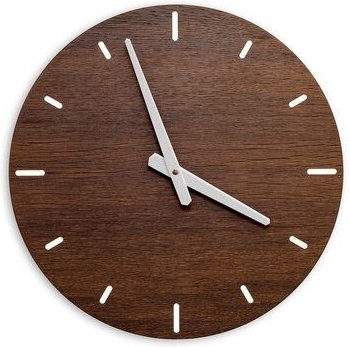 klotzaufklotz Wanduhr Furnier