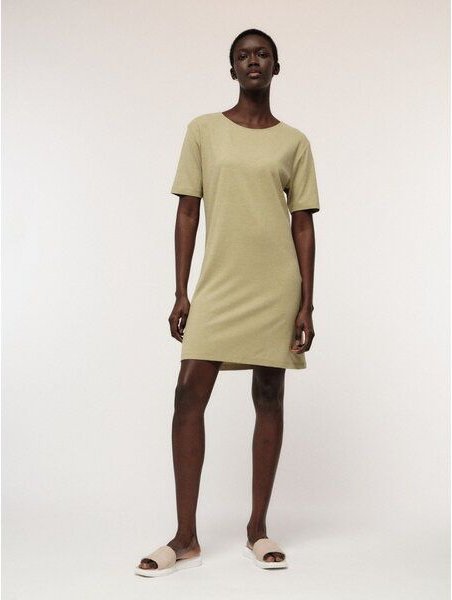 LANIUS Kleid mit Rückenausschnitt aus Hanf und Bio-Baumwolle