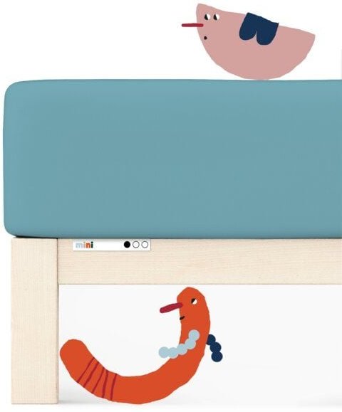 Schlafgut Kinderspannbettlaken Casual Mini - 100% Biobaumwolle - Matratzenhöhe bis 15cm