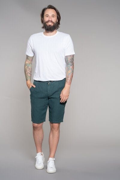 Feuervogl fv-Max:im | Bermuda | Relaxed Fit | Pure Linen